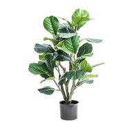 Figuier Artificiel En Forme De Feuilles De Violo, Plantes Artificielles D'intérieur, Fausse Plante De Sol En Pot, Pour Décoration De Maison Ou De Bureau(160cm/5.2ft)