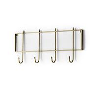 FIGURA 18X18X26 METAL BLANCO/DORADO