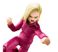 Figura Androide 18 Saga de la Batalla Entre Universos Dragon Ball Super 14cm