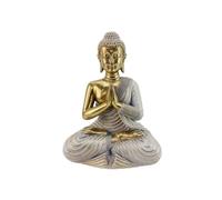 FIGURA BUDA RESINA DORADO