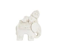 FIGURA MAGNESIA 42X24X46 BUDA ELEFANTE ENVEJECIDO