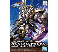 Bandai- Figura Model Kit Benjamin V2 SD Gundam World Heroes Does Not Apply, 182464, Multicolore, One Size