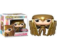 Figura Pop DC Comics Wonder Woman 84 - Wonder Woman Gold Shield Metallic Exclusive