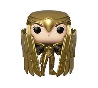 Figura Pop DC Comics Wonder Woman 84 - Wonder Woman Gold Shield Metallic Exclusive
