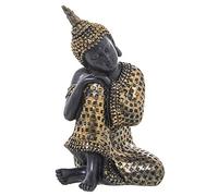 FIGURA RESINA BUDA DORADO/MARRON 11X11X20CM