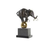 FIGURA RESINA METAL 31X13X41 ELEFANTE NEGRO