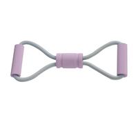 Figure 8 Band de résistance - Poignées non glissantes de 15 pouces pour l'entraînement en force, Toning complet avec une fonction flexible, tube d'exercice pour la fitness de voyage à domicile, bleu e