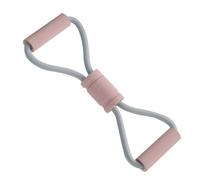 Figure 8 Band de résistance - Poignées non glissantes de 15 pouces pour l'entraînement en force, Toning complet avec une fonction flexible, tube d'exercice pour la fitness de voyage à domicile, bleu e