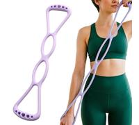 Figure 8 Bande de résistance - Ergonomique portable en silicone élastique 6,8 kg - Bandes extensibles pour les bras - Outil de tonification du haut du corps - Équipement de yoga pour le dos, la