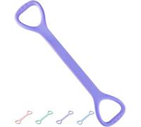 Figure 8 Bande de résistance | Silicone Elastic Tension Band with Handles, Portable Exercise Rope for Home Yoga, Sports, Arm, Shoulder, Back, Chest, Leg & Ankle Workouts, High Rebound & Durable
