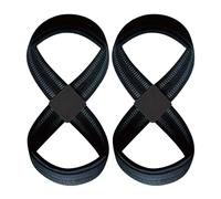 Figure-8 bandes pour l'haltérophilie, la poignée d'entraînement croisé 2 pièces, image-8 sangles, support de poignet résistant pour la musculation pour hommes et femmes entraînement deadlift