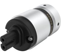 Figure 8 IEC C7 AC Aluminum Female Power Plug (Rhodium Plated) for High-End Power Cable