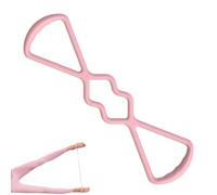 Figure 8 Resistance Band - Elastic 8 Shape Pull Rope Strength | Training Fitness Stretching Exercise Tool Comfort Grip Design for Gym, Yoga, Pilates, Living Room, Home Or Workout