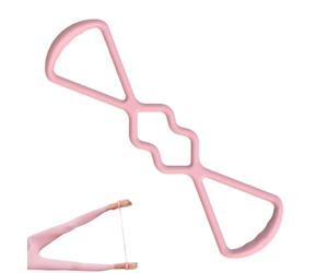 Figure 8 Resistance Band - Elastic 8 Shape Pull Rope Strength | Training Fitness Stretching Exercise Tool Comfort Grip Design for Gym, Yoga, Pilates, Living Room, Home Or Workout