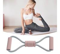 Figure 8 Resistance Band - Exercise Bands with Handles | Non-Slip Fitness Equipment | Portable Stretch Straps for Strength Training Muscle Building Toning Yoga Gym Travel Arm Shoulder Back Chest