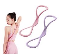Figure 8 Resistance Bands, Stretch Bands for Women Men, 8 Shaped Exercise Bands for Arms, Back, Shoulders, Legs and HIPS Working Out | 15, 25 & 35 lbs |, Gift for Sports Lover (A-15lbs+25lbs)