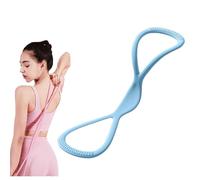 Figure 8 Resistance Bands, Stretch Bands for Women Men, 8 Shaped Exercise Bands for Arms, Back, Shoulders, Legs and HIPS Working Out | 15, 25 & 35 lbs |, Gift for Sports Lover (Blue-25lbs)