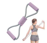 Figure 8 Resistance Bands - Women Figure 8 Arm Bands | Portable Training Stretching | Handles Non-Slip Exercise Band for Stretching, Strength Training, Yoga, Arm, Back, Chest, Shoulder Fitness