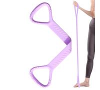 Figure 8 Stretch Bands - Non-Slip Handle Resistance Bands for Exercise, Stretching and Strength Workout Equipment for Home Gym, Pilates, Yoga, Fitness, Muscle Toning, Women and Men Use