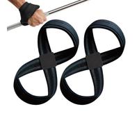 Figure-8 Weightlifting Straps, Heavy-Duty Deadlift Grips for