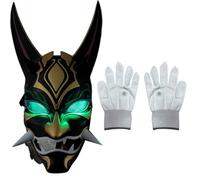 Figure Anime Game Xiao Party Light Up Face Face With Induction Switchs Gants