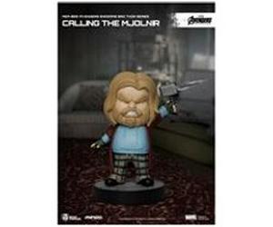 Figure Beast Kingdom Bro Thor Mjolnir Figure Avengers Endgame Marvel Mini Egg Attack G