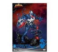 Marvel Comics - Diorama D-Stage Maximum Venom Captain America 16 Cm