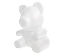 Figure D’ours en Mousse Blanche pour Bricolage et Décor DIY