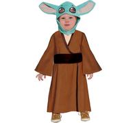 Figure d'aventure de lutin Avec capuche monde extérieur charme casque fantaisie espace science costume bébé, Taille : 86/92 Couleur : Marron