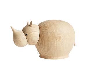Figure de bois Rina Rhinoceros M LxWxH 20.5x12.5x11.5cm