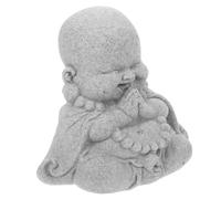 Figure de Bouddha D'aquarium Décorative, Base Stable, Style Vintage
