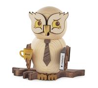 Figure de Brûleur D'Encens Chouette Chef Hauteur Env. 16cm Neuf Fumeur