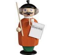 Figure de Brûleur D'Encens Enseignant Bxhxt 7x14x6cm Neuf Fumeur Homme de Fumée