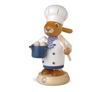 Figure de Brûleur D'Encens Räucherhase Cuisinier Couleur Grand ( Bxh ): 11x19cm