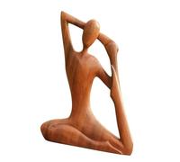 Figure de contrôle méditative - Femme paisible image de sérénité, art abstrait art art ornement | Accent de pièce calme pour le studio à la maison espace de vie tablette