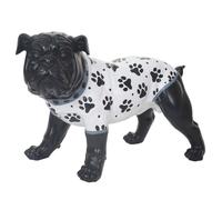 Figure de décoration bouledogue 35cm sculpture polyresin peint à la main chien intérieur/plein air