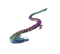 Figure De Dragon Articulé - Grand Modèle Imprimé 3D, Créature Fantasy Réaliste | Sculpture Conjointe Flexible Pour Décoration De Bureau Toy Boys Girls Collection Ornament Utilisation 'orn