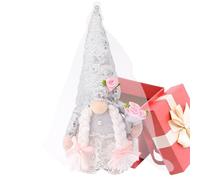 Figure de GNOME, Engagement GNOME | Figures naines à Collectionner sans Visage,Figurines de célébration de Mariage Décoration de Table intérieure pour mariée et marié