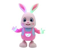 Figure de lapinanimé - jouetde lapinélectronique, lapinde Danse Musicale | Pitre de lapinflasque pour Les, jouetéducatif interactif avec chansons et Mouvement, Cadeau Amusant pour Les fê