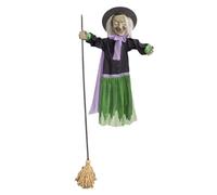 Figure de lévitation de sorcière en Volant - Trick, Illusion hantée | Stary Floating Halloween Statue, Decorh Decor Wicke