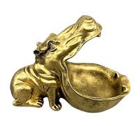Figure du plateau de clé en résine - Statue 'hippopotame de grande bouche, couloir de plateau clé moderne | DÉCLERTURE CHAMP DE RÉSINE POCHE DE CHou DÉCOLATIVE DE CHou DÉCOLATIF,