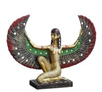 Figure Égyptienne - Sculpture De Sphinx De Harz, Ornement D'art Pharaon, Statue Antique Mystique | Objet De Collection Décoratif Pour Le Salon, Le Bureau, Le Bureau, Élégant Décoration Égyptienne Anci