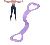 Figure Eight Fitness Band, High Elasticity Non Slip Rope, Ergonomic Resistance Trainer for Upper Body Exercise, Comfortable Grip, Portable Workout Gear, Gym Home Travel Exercise