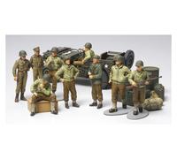 Figure En Plastique Maquette 1:48 U.S. Army Infanterie En Repos WWII TAMIYA