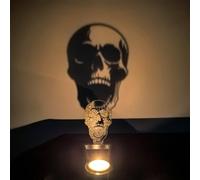 Figure fantomatique Base de Bougie en Plastique Centres de Table d ' Halloween Décors de Maisons effrayants Créateurs d ' atmosphères de fête Décors de Table effrayants