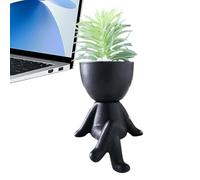 Figure Flower Vase - Plant Pot Human Body Shaped Small Pots Ornaments | Ceramic Flower Pots Small Figure Plant Pot for Bedroom Desktop Decoration