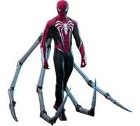 Figurine Hot Toys Vgm66 - Marvel's Spider Man 2 - Peter Parker Advanced Suit2.0 Red & Black Suit