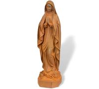 Figure Mère de Dieu Marie Madone Fer Jardin Sculpture Rouille Style Antique