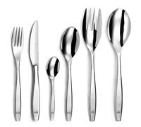 Lou Laguiole Ménagère 50 couverts pour 12 personnes Figure Acier inoxydable 18/0 Finition miroir