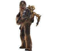 Figure Hot Toys MMS766 - Star Wars : The Empire Strikes Back - Chewbacca & Disassembled C-3PO multicolore G